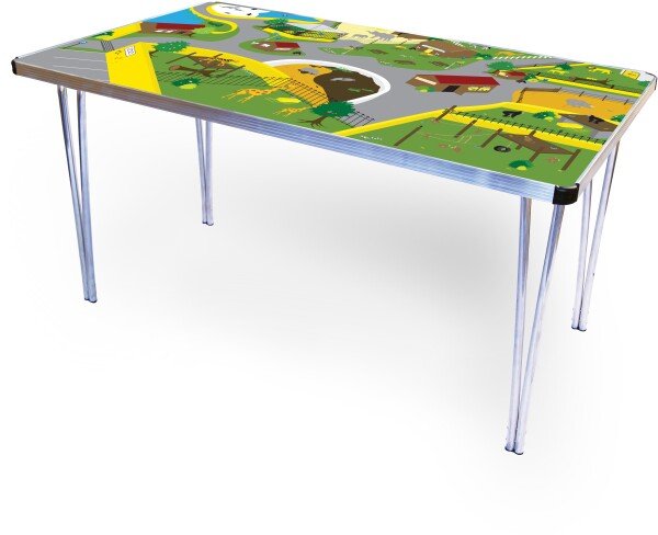 Gopak Folding Playtime Table - At the Zoo