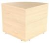 TC Reception Modular 90° Corner Base Unit - 800 x 800mm - Maple (8-10 Week lead time)