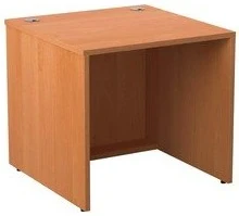 TC Reception Modular Straight Base Unit - 800 x 800mm - Beech