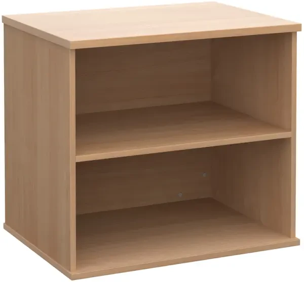 Dams Desk High Bookcase - 800 x 600mm - Beech