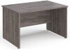 Dams Maestro 25 Rectangular Desk with Panel End Legs - 1200 x 800mm - Grey Oak