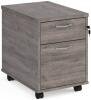 Dams Executive Pedestal 2 Drawers - 426 x 600mm - Grey Oak