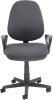 Dams Bilbao Operators Chair with Fixed Arms - Charcoal