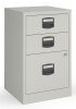 Bisley A4 Home Filer with 3 Drawers - Grey