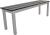 Gopak Enviro Eco Jet Black Outdoor Bench - 1500mm x 330mm