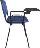 Dams Taurus Plastic Stacking Chair with Writing Tablet - Blue