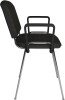 Dams Taurus Chrome Frame Stacking Chair with Arms - Pack of 4 - Charcoal