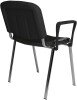 Dams Taurus Chrome Frame Stacking Chair with Arms - Charcoal