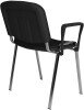 Dams Taurus Chrome Frame Stacking Chair with Arms - Pack of 4 - Black