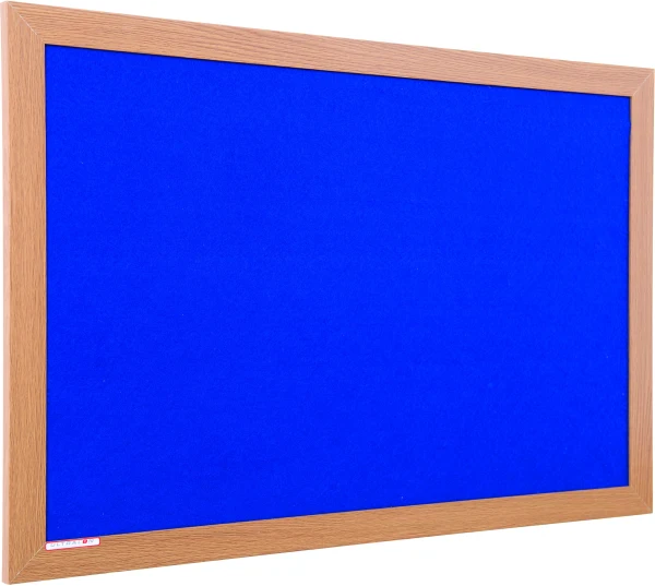 Spaceright Eco Friendly Wood Effect Framed Noticeboard - 900 x 600mm