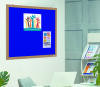 Spaceright Eco Friendly Wood Effect Framed Noticeboard - 900 x 600mm