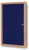 Spaceright Eco Tamperproof Noticeboard - 900 x 1200mm - Blue