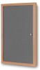 Spaceright Eco Tamperproof Noticeboard - 600 x 900mm - Grey