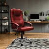 Nautilus Westminster Bonded Leather Executive Chair - Burgundy