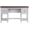 Teknik Shaker Style Home Desk - 1370 x 494mm