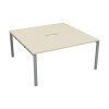 TC Bench Desk, Pod of 2, Full Depth - 1200 x 1600mm - Maple (8-10 Week lead time)