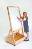 Spaceright Little Acorns Solid Wood 'Store 'N' Write' Whiteboard with Storage Box