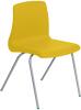 Metalliform NP Classroom Chairs Size 4 (8-11 Years) - Yellow