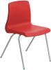 Metalliform NP Classroom Chairs Size 3 (6-8 Years) - Red