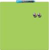 Nobo Mini Magnetic Whiteboard Coloured Tile 360mm x 360mm Green