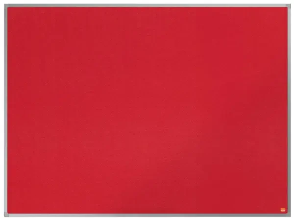 Nobo Essence Felt Notice Board 1200mm x 900mm Red