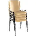 Dams Taurus Wooden Stacking Chair - Pack of 4