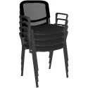 Dams Taurus Mesh Stacking Chair with Arms - Pack of 4