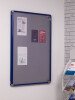 Spaceright SmartShield FlameShield Tamperproof Noticeboard - 2400 x 1200mm - Grey