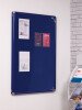 Spaceright SmartShield FlameShield Tamperproof Noticeboard - 1200 x 1200mm - Blue