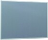 Spaceright FlameShield Aluminium Framed Noticeboard - 1500 x 1200mm - Grey