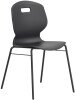 Arc 4 Leg Chair with Brace - 460mm Seat Height - Anthracite