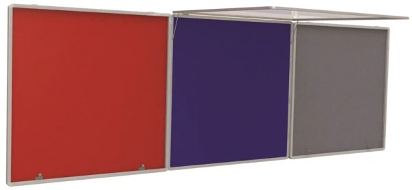 Spaceright Tamperproof Noticeboard Top Hinged