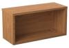 TC Reception Modular Straight Top Hutch Unit - 800 x 320mm - Nova Oak