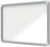 Nobo Premium Plus Magnetic Lockable Notice Board 8 x A4 White