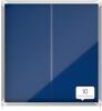 Nobo Premium Plus Felt Lockable Notice Board 12 x A4 Blue