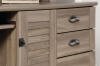 Teknik Louvre Hutch Home Desk - 1580 x 597mm