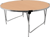 Gopak Round Folding Table - 1520mm - Oak