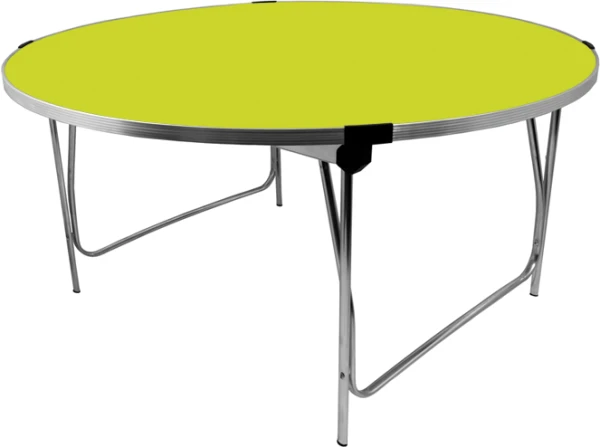 Gopak Round Folding Table - 1520mm - Acid Green