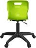 Titan Swivel Junior Chair with Black Base - (6-11 Years) 355-420mm Seat Height - Lime