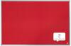 Nobo Essence Felt Notice Board 900mm x 600mm Red