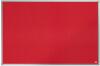 Nobo Essence Felt Notice Board 900mm x 600mm Red