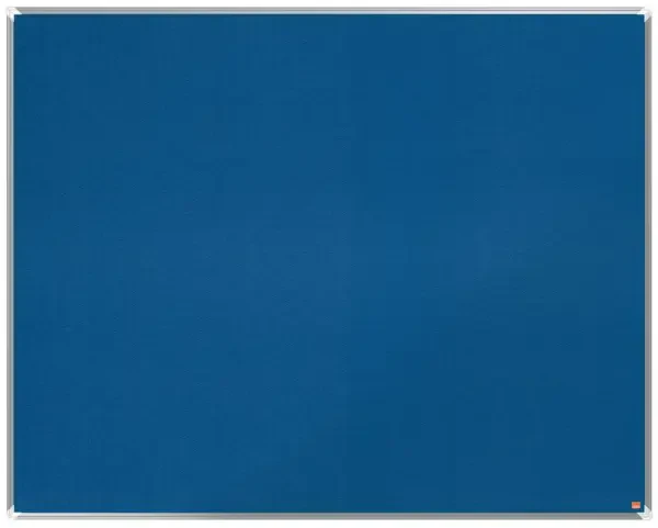 Nobo Premium Plus Felt Notice Board 1500mm x 1200mm Blue