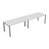 TC Bench Desk, Pod of 2, Full Depth - 3200 x 800mm - White