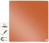 Nobo Mini Magnetic Whiteboard Coloured Tile 360mm x 360mm Orange