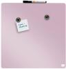 Nobo Mini Magnetic Whiteboard Coloured Tile 360mm x 360mm Rose