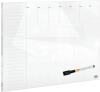 Nobo Glass Weekly Planner Whiteboard 430mm x 560mm