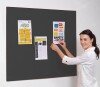 Spaceright Accents Unframed Noticeboard - Charcoal