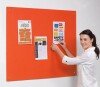 Spaceright Accents Unframed Noticeboard - Orange