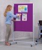 Spaceright Accents Mobile Noticeboard - Lavender