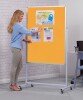 Spaceright Accents Mobile Noticeboard - Gold